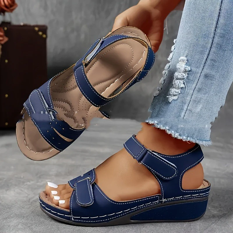 sandales décontractées et compensées pour femmes - Image 8