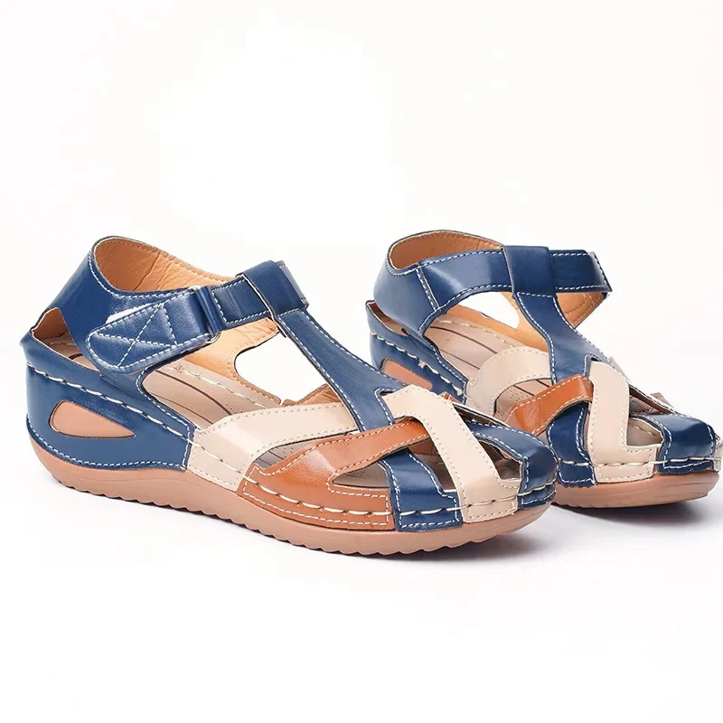 Sandales en cuir à la mode pour femmes - Image 16