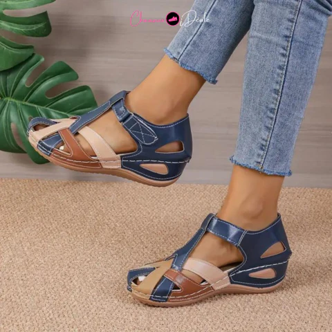 Sandales en cuir à la mode pour femmes - Image 17