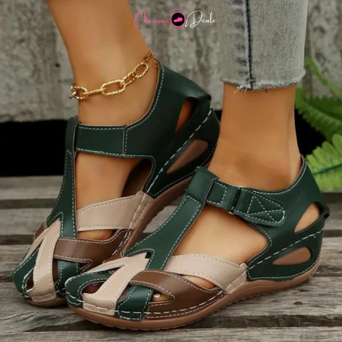 Sandales en cuir à la mode pour femmes - Image 4