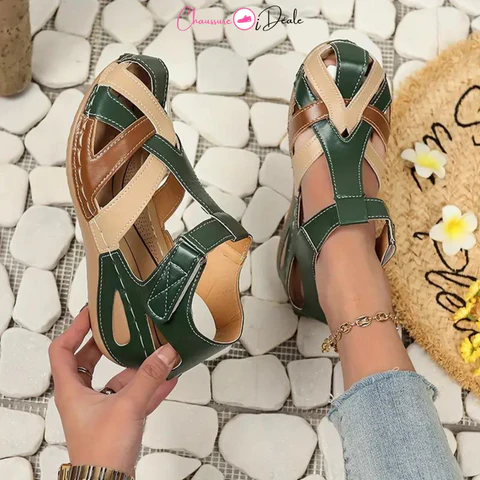Sandales en cuir à la mode pour femmes - Image 5